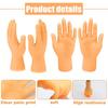 2Pcs Tiny Hands Finger Puppets Mini Hand Toy Fake Fingers Funny Prank Toy for Cat Kids Halloween Party DIY Doll House Decoration 6