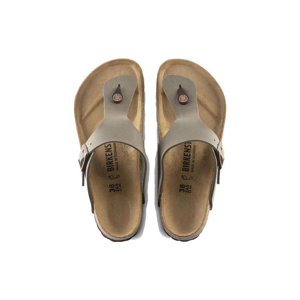 Birkenstock Flip Flops Men's Light Gray Regular 0044051