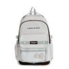 Do One Whatever Wants Letter Print Backpack Large Capacity Nylon Bag Student