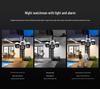 V380 Wireless Home WiFi Camera with Three-Lens, Three-Screen Mobile Remote Monitoring