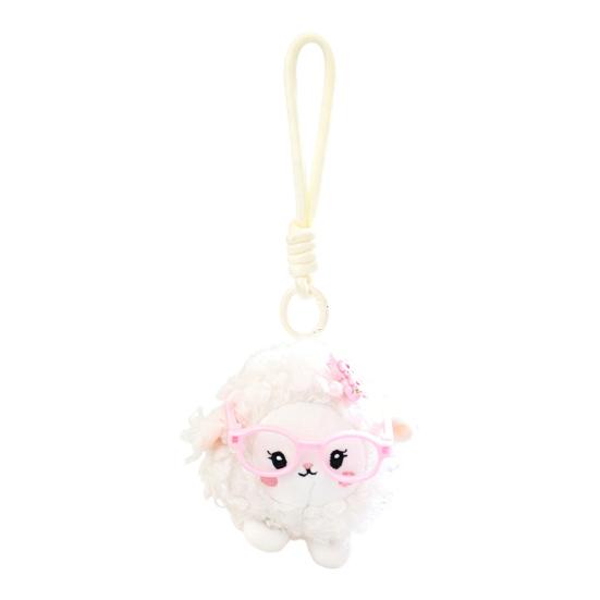 Keychain Doll, Mini Size Portable Soft Velvet Pendant, Sheep Doll Design Bag Pendant for Keys Backpacks Accessories