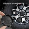 55mm 64mm Auto Wheel Hub Center Cap 4PCS for Jeep Renegade Wrangler JK JL Grand Cherokee Compass Gladiator Tire Rim Cover AMT1