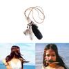 Bohemian Ethnic Style Headdress Feather Headband Indian Hair Accessories Women Hairbands Tassel