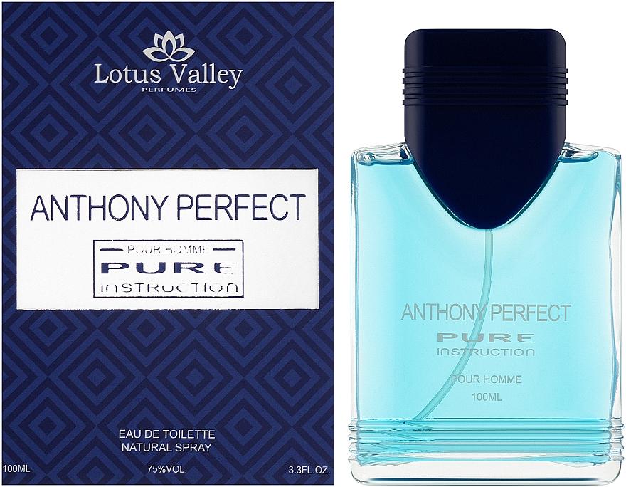 

Туалетна вода для чоловіків Anthony Perfect Pure Instruction Pour Homme 100 ml