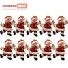 1-20PCS Xmas Tree Decoration Cute Cloth Figure Hanging Charm Dancing for Living Room Party Indoor Outdoor Festival Home Gift