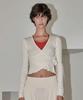 Debiweeo New Wave Wrap Long Sleeve Devi-T0114-Cream