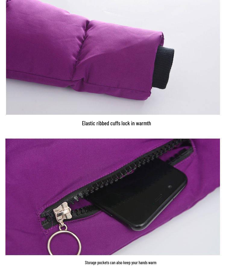 Girls' Cotton Coat 2024: New Thick Warm Korean-Style Long Jacket for Kids