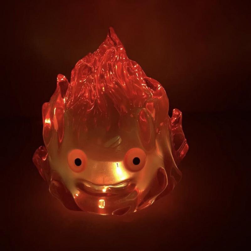 Hal Peripheral Flame Method Figure Peripheral Toy Tabletop Ornament Hayao Miyazaki's Mobile Movie Night Light Casey