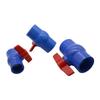 1Pc 1/2"~2" PVC Pipe Socket Ball Valve Aquarium Fish Tank Connectors Fittings Garden Irrigation System Adapter PVC Ball Valve