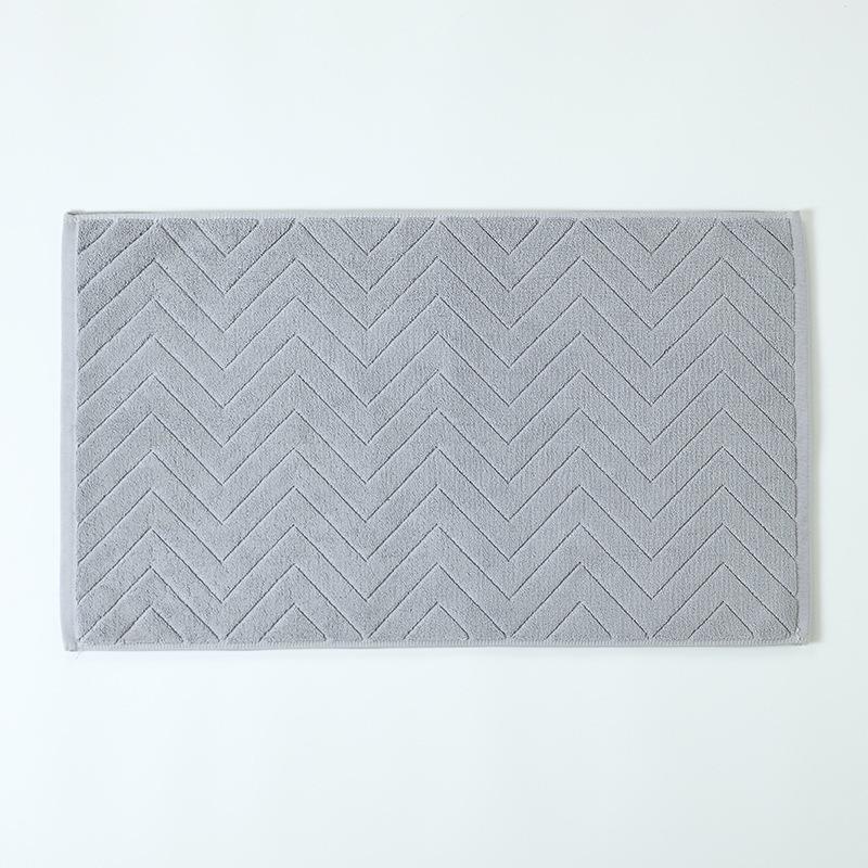 All-Cotton Thickened Non-Slip White Floor Towel for Five-Star Hotels & Homestays