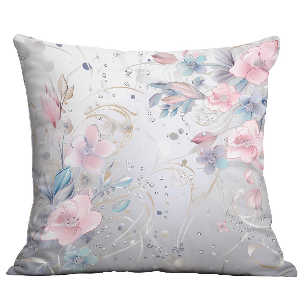 New Retro Imitation Three-dimensional Flower and Bird Pillowcase Home Living Room Sofa Cushion Pillowcase Decoration