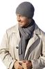 Kamea Liam Men' Set (Hat + Scarf), Gray