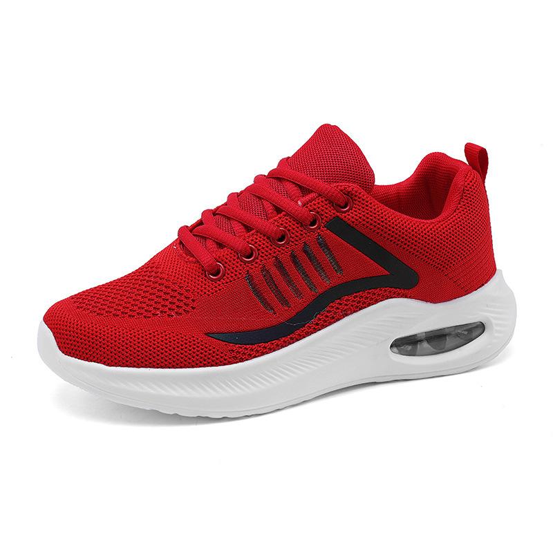 

2025 спортивная танцевальная обувь сетка обувь для народного танца мягкая подошва танцевальная обувь танцевальная обувь воздушная подушка обувь для шаффла обувь для танца «призрачный шаг» 42 красный