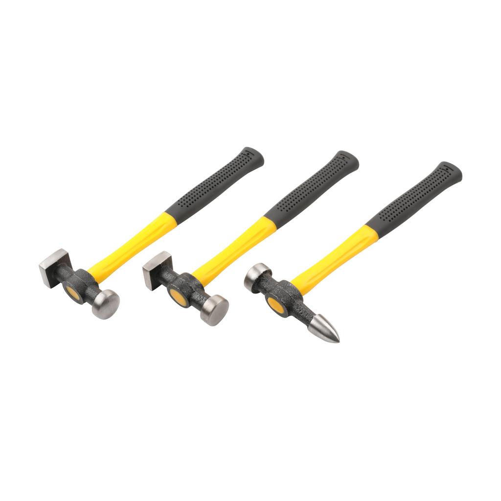 STEELMIGHT Sheet Metal Hammer Sheet Metal Hammer Automotive Repair Metalworking Comes with Special 7pcs Set, Dolly, 7-piece Set, Maintenance, Tools,