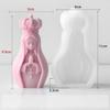 3d Virgin Mary Candle Mold Non-Toxic Candle Making Mold Praying Virgin Mold Exquisite For Home Fragrance Religious Decor Gift