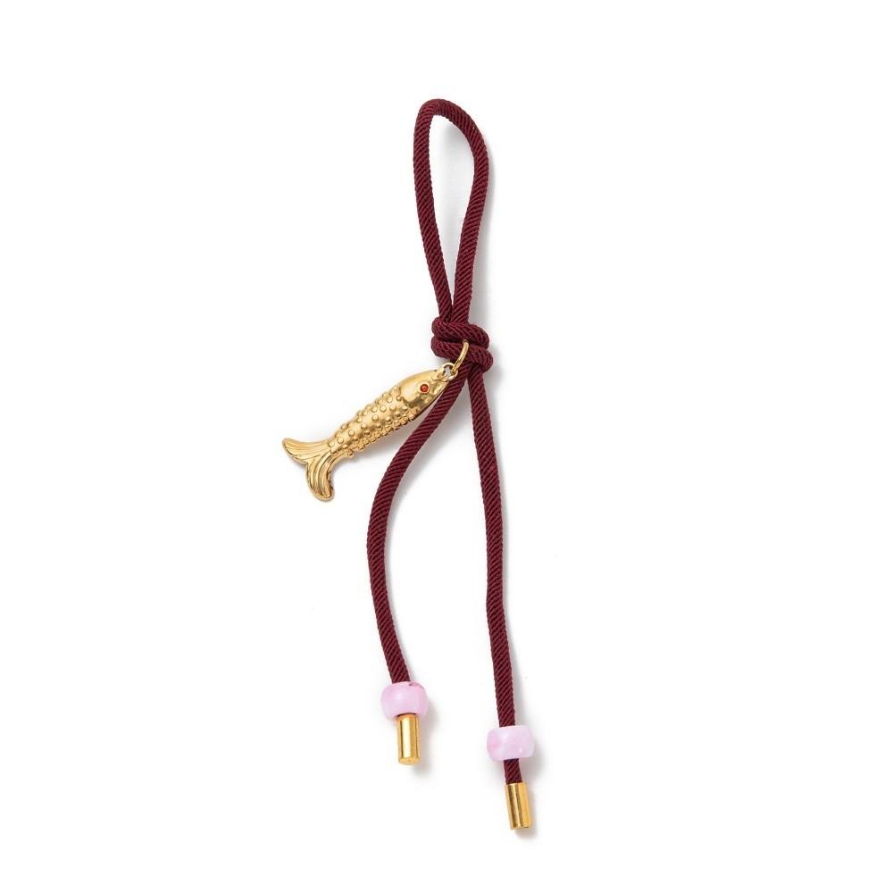 Unique Small Fish Key Chain Elegant Bag Pendant Creative Braided Rope Bag Charm Gift