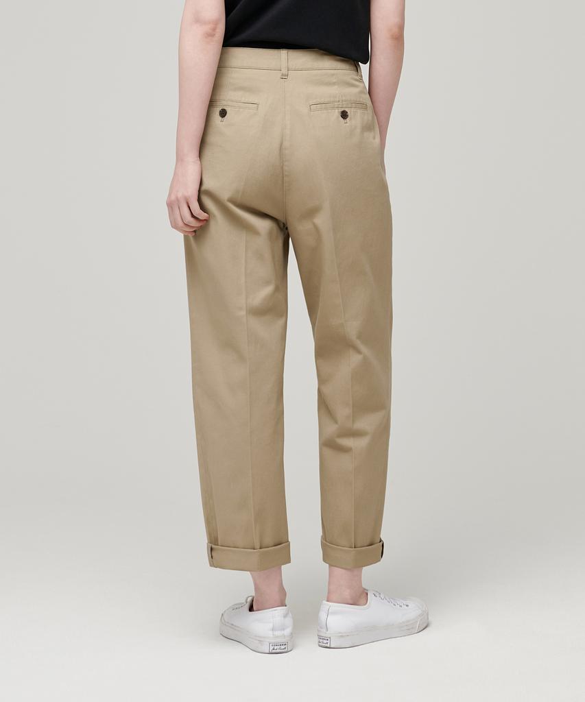 MUSINSA STANDARD WOMAN Women'S Tapered Chino Pants [Beige]