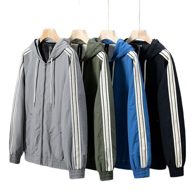 Spring and Autumn New Plus Size M-8XL Trendy Fashion Casual Men's Jacket Loose Ruffian Sports Jacket Men's Jacket