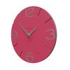 CalleaDesign SMILE Wall Clock Fuchsia Aluminum