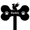 Estaca Memorial para Cão Estaca de Jardim Decorativa Dono de Animal de Estimação Lápide Memorial para Cão