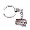 Ornate Gear Keychain Antique Style Punk Pendant Key Holder 30mm Ring
