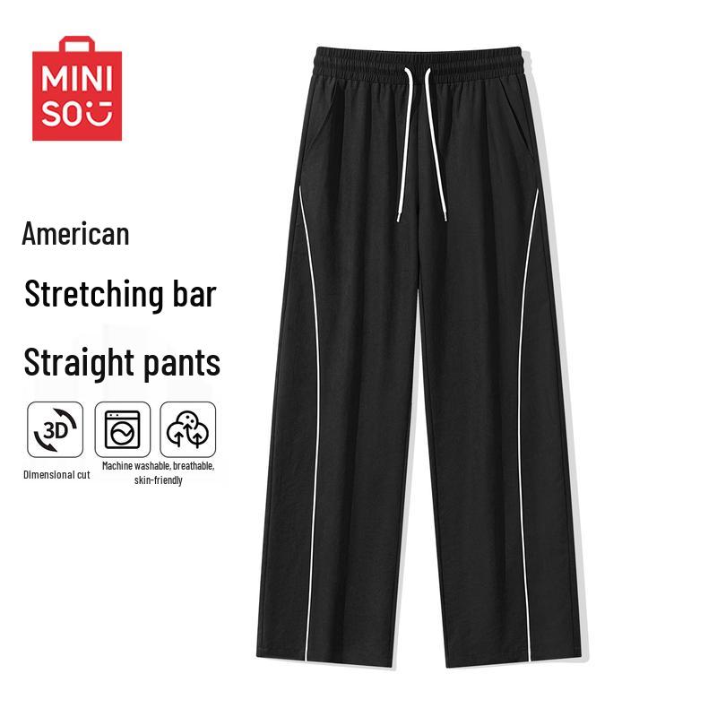 MINISO Men's American Retro Casual Sports Pants