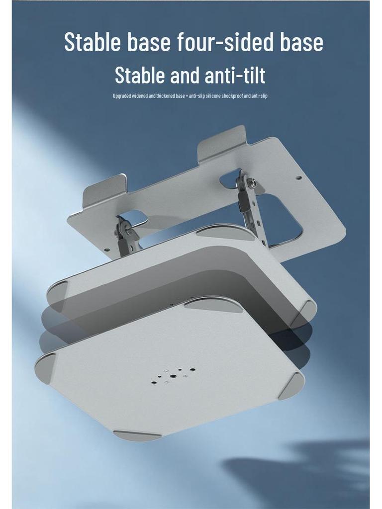 Foldable 360° Rotating Laptop & Tablet Stand with Adjustable Height & Heat Dissipation