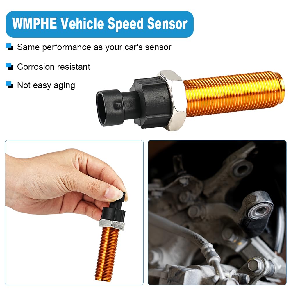 

Vehicle Speed Sensor Compatible with Peterbilt 200 210 320 362 330 335 365 367 384 388, Compatible with Kenworth C500 W900 K300 T2000 T300 T600A,