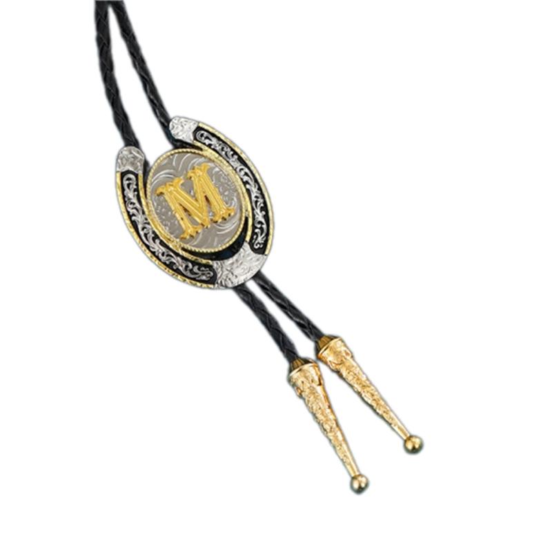 Резная голова оленя Боло-галстук Голова оленя Галстук для рубашки Джинсы Западное ожерелье Плетеный шнурок Галстук Боло