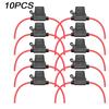 6/10 Pcs 14 Gauge AWG Wire Waterproof Inline Fuse Holder for Standard Fuse UL1015,10 Inches Long for ATO ATC Medium Blade Fuse Fuse Holders1