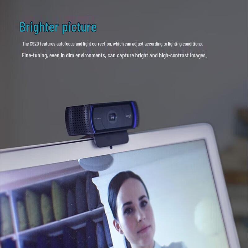 Logitech C920PRO HD Webcam with Extendable Stand