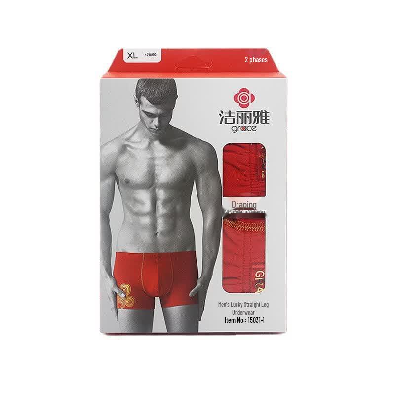 Grace Men s Breathable Elastic Cotton Boxer Briefs