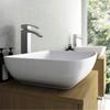 Bathroom washbasin tap, chrome, tall, standing, countertop, silver