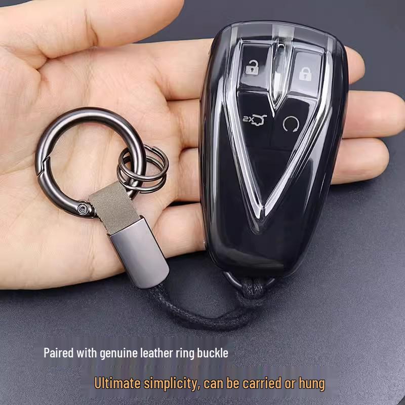 Ultra-Thin Clear Key Cover for Chang'an CS75/CS75 Plus (2020-2025 Models)