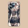 Fashion Tattoo Girl Mobile Phone Case for Xiaomi 15 14 13 12 Mi 11 T Ultra Lite Pro S X 5G Colorful Printing Cover Cover Pretty