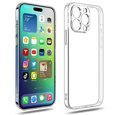 Clear Phone Case για iPhone 16 15 14 12 11 13 Pro Max Case Μαλακό κάλυμμα σιλικόνης σε iPhone 13 Mini X XS Max XR 8 7 14 Plus SE Πίσω κάλυμμα
