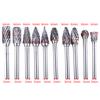 High Hardness Solid Tungsten Steel Carbide Rotary File Widely Used in Carpenter Work Carving Wood & Metal Drilling