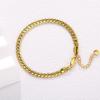Classic Chain Bracelets For Women Minimalist Fashion Trend Gold Color Bangle On Hand Hip Hop Rock Men Jewelry Couple Gifts