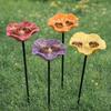 Portable Bee Watering Station Resin Flower Bird Bath Stand Creative Bee Water Feeder  Bird Supplies