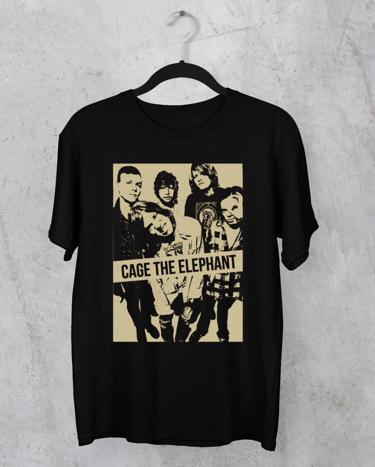 Cage the Elephant band black T-shirt Unisex All sizes S to 5Xl XA1163 L