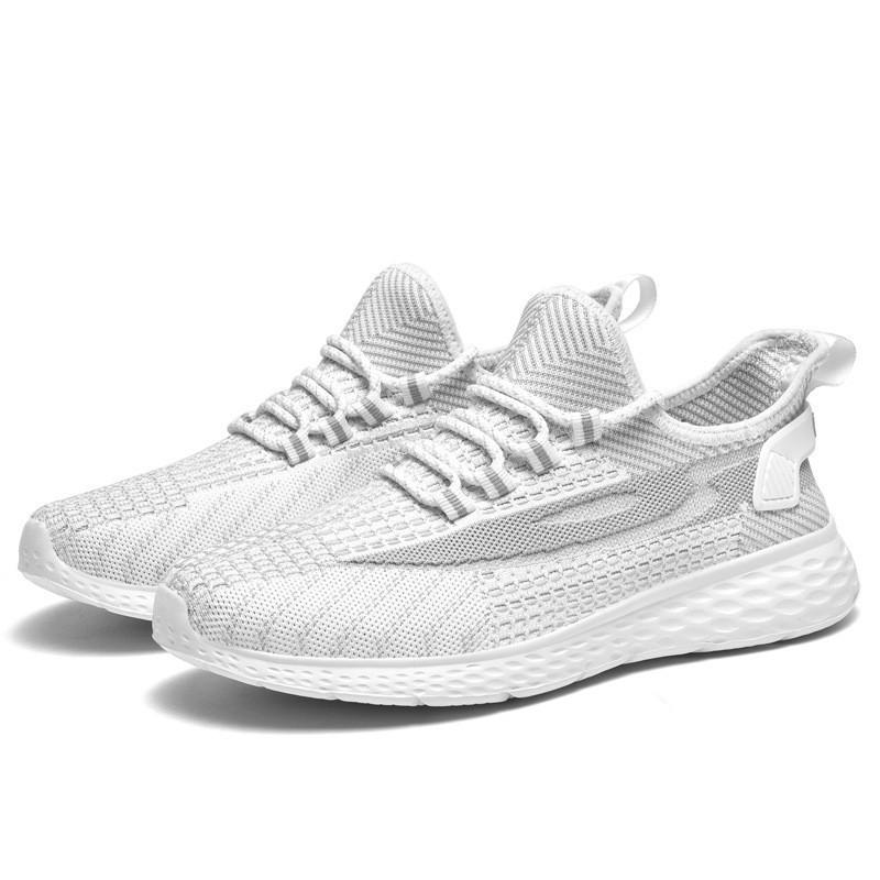 Summer flying knitting sports and leisure shoes outdoor travel running shoes large size shoes