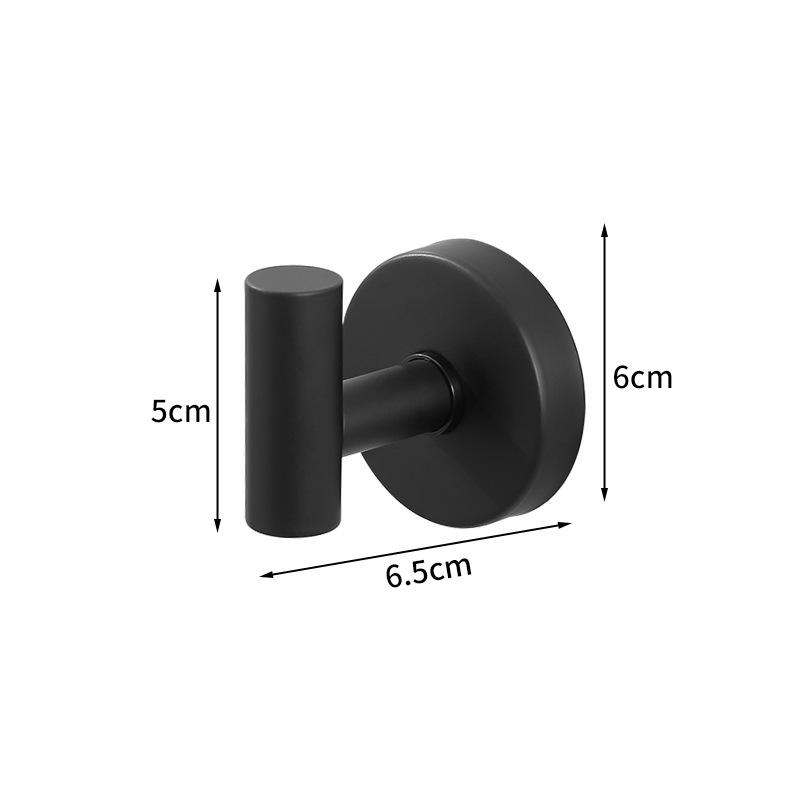 Stainless Steel No-Drill Suction Cup Hook for Bathroom Walls