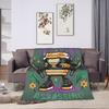 Cappuccino Assassino Italian Brainrot Memes Blanket  Travel Flannel Bedding Throws For Couch Chair Sofa Bed Super Soft Bedspread