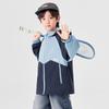 Boys' Color-Block Waterproof Outdoor Softshell Jacket