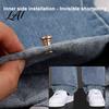 Clothing Adjustment Accessory 2Pcs Pants Leg Shortening Pin No Sew Button Pin for Sewing Free Pins Shirt Sleeves Trousers Hems Removable Reusable
