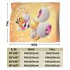 Cute Mouse Diddl Plush Blankets Children Flannel Throw Blanket For Home Decor Warm Design Quality Bedspread Birthday Gift