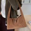 Korean Simple and Fashionable Tote Bag Retro Matte Shoulder Underarm Bag Women's 2025 New Large-capacity Commuter Bag