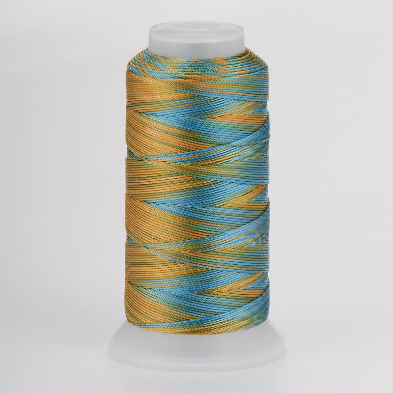 

18-пасмова строката пряжа плетений шнур для браслета – градієнтна нитка «Луска дракона» «Кої» матеріал для DIY No specification