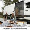 RV Door Screen UV-Resistant Net Vehicle Accessories Privacy Screen Protective Door Net For Camping Outdoor Adventure Road Trip