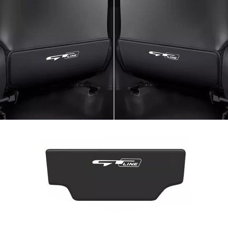 AAAGK1 Car Seat Back Protector Mat Dirt-resistant Anti Kick Pad Auto Accessory For Kia GT Line Rio Ceed Optima Sportage Picanto Proceed